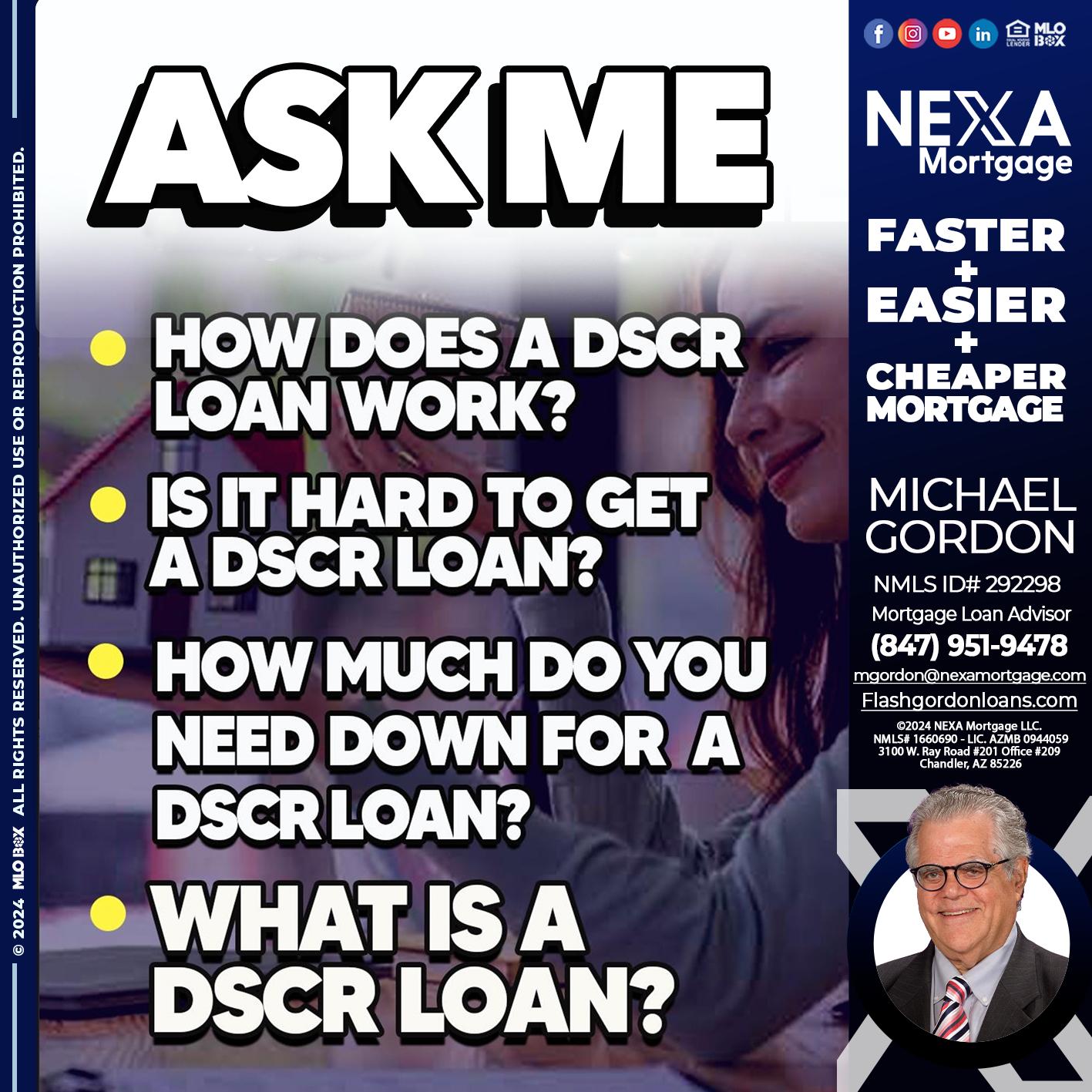 ASK ME - Michael Gordon -Mortgage Loan Advisor