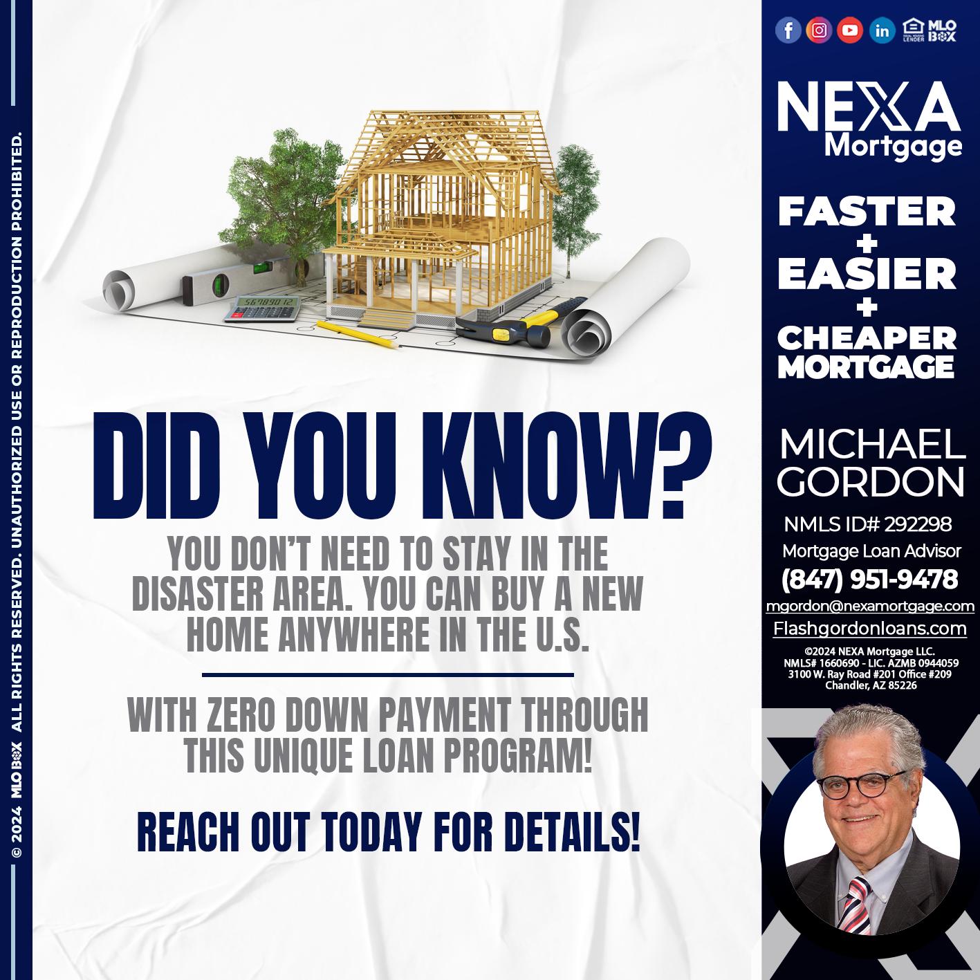 DID YOU KNOW - Michael Gordon -Mortgage Loan Advisor