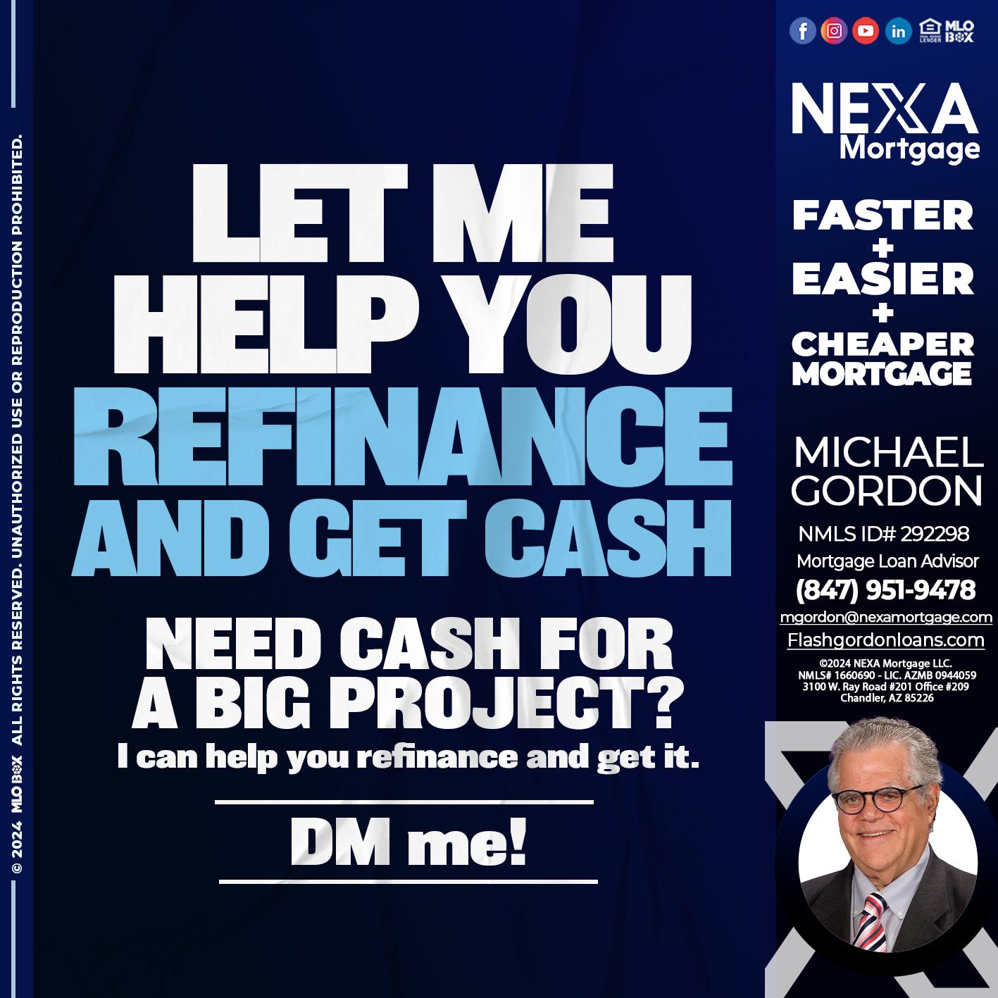 LET ME HELP YOU - Michael Gordon -Mortgage Loan Advisor
