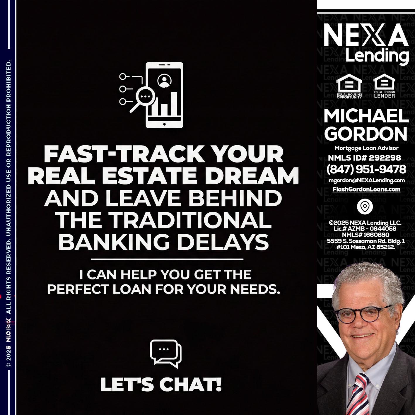 FAST TRACK - Michael Gordon -Mortgage Loan Advisor