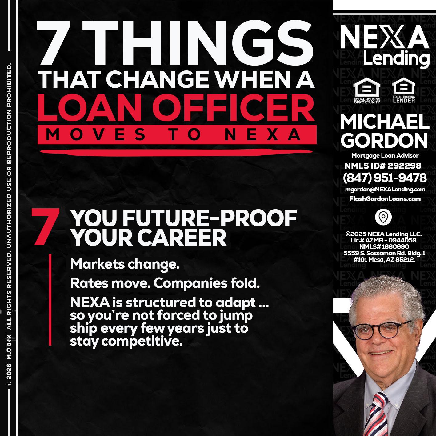 7 THINGS (7) - Michael Gordon -Mortgage Loan Advisor