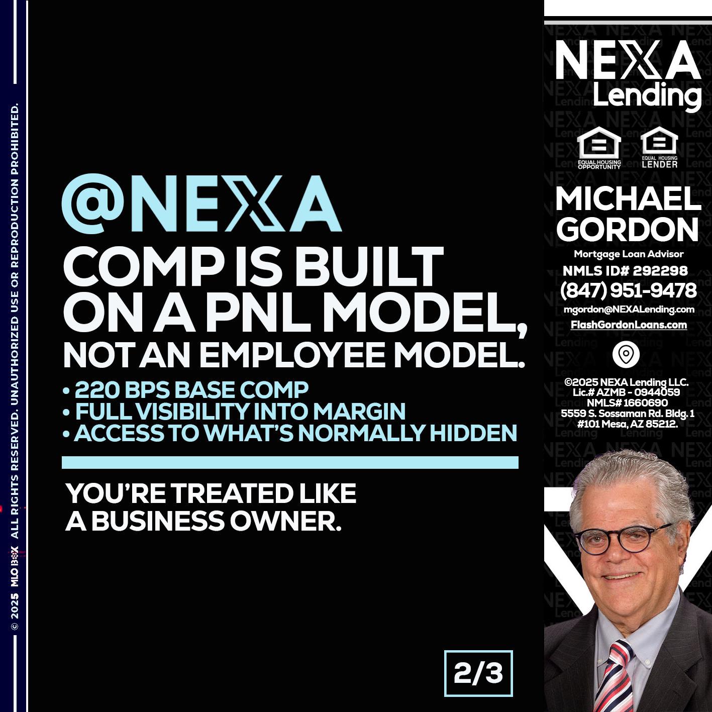 2 OF 3 - Michael Gordon -Mortgage Loan Advisor