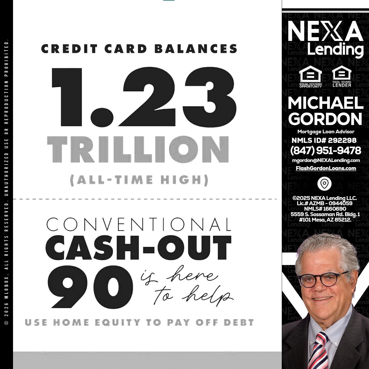 CREDIT CARD BALANCE - Michael Gordon -Mortgage Loan Advisor