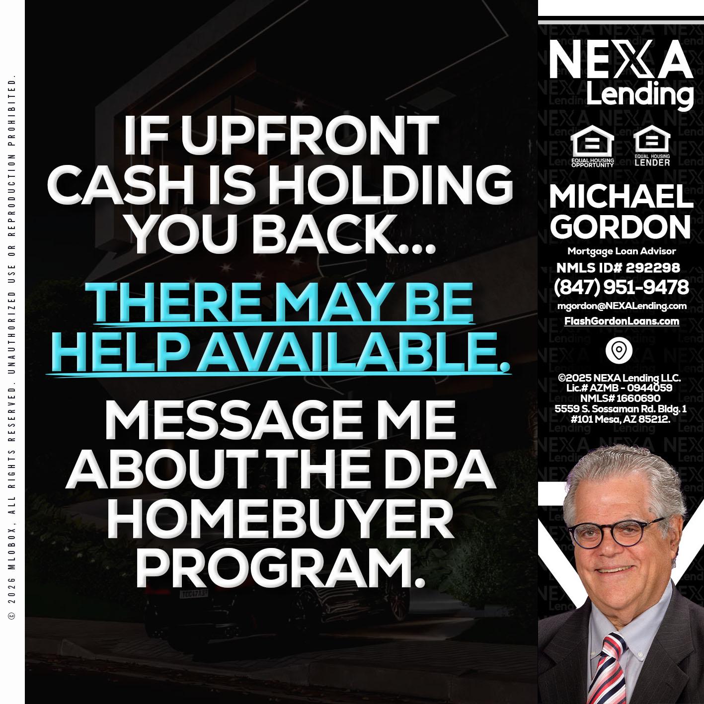 IF UPFRONT - Michael Gordon -Mortgage Loan Advisor