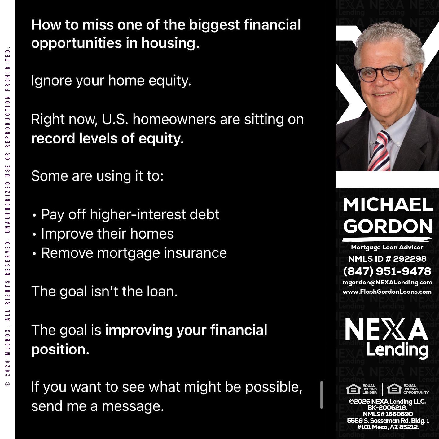 how to miss - Michael Gordon -Mortgage Loan Advisor