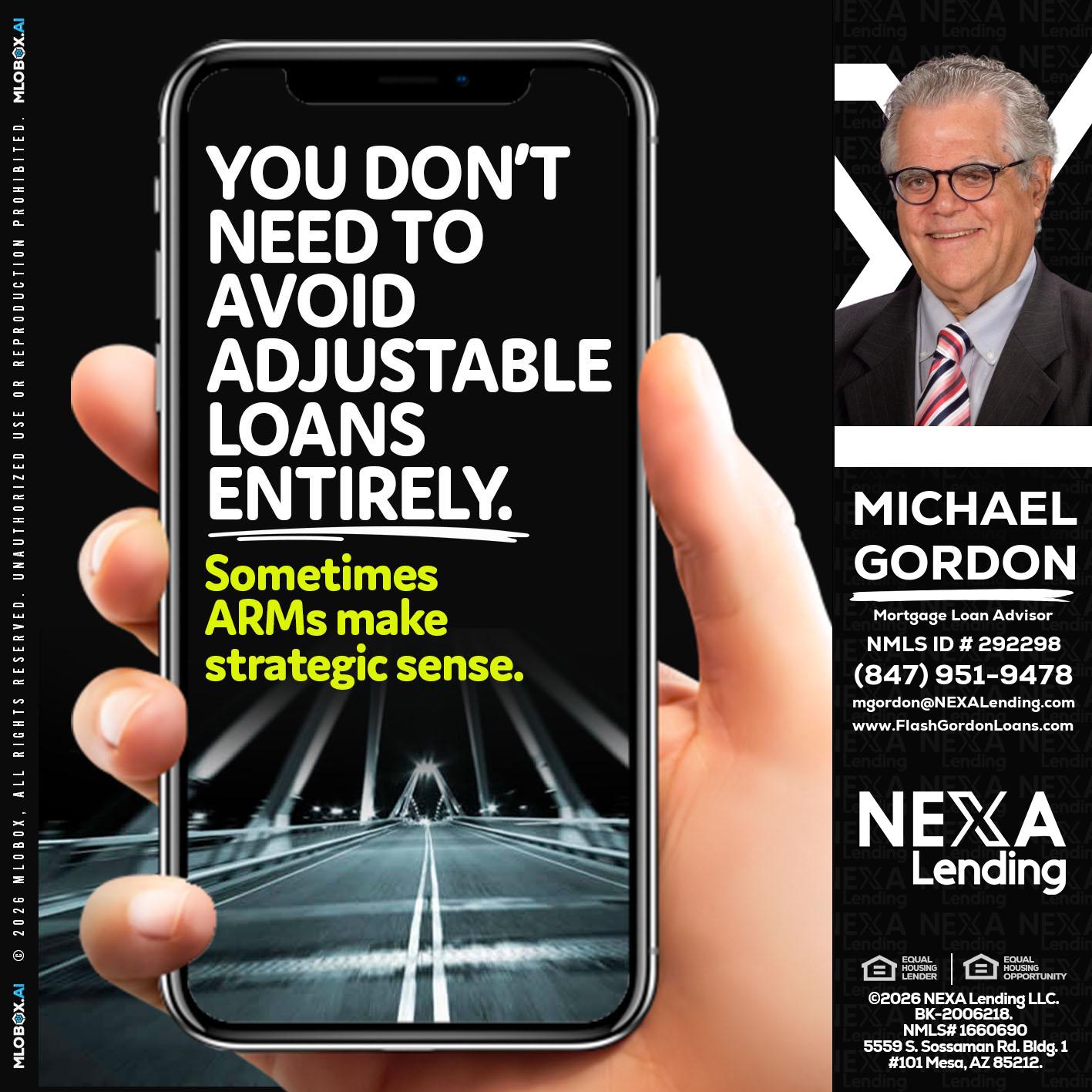 YOU DONT NEED - Michael Gordon -Mortgage Loan Advisor
