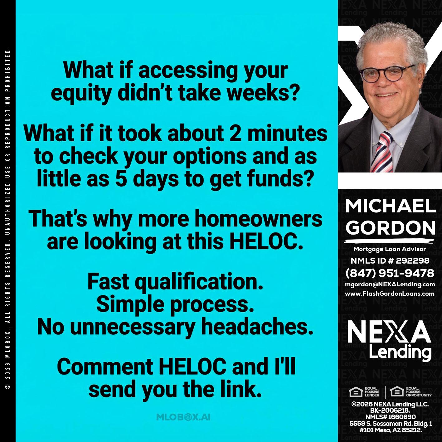 what if - Michael Gordon -Mortgage Loan Advisor