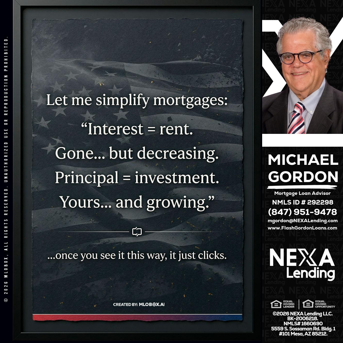 LET ME SIMPLIFY - Michael Gordon -Mortgage Loan Advisor