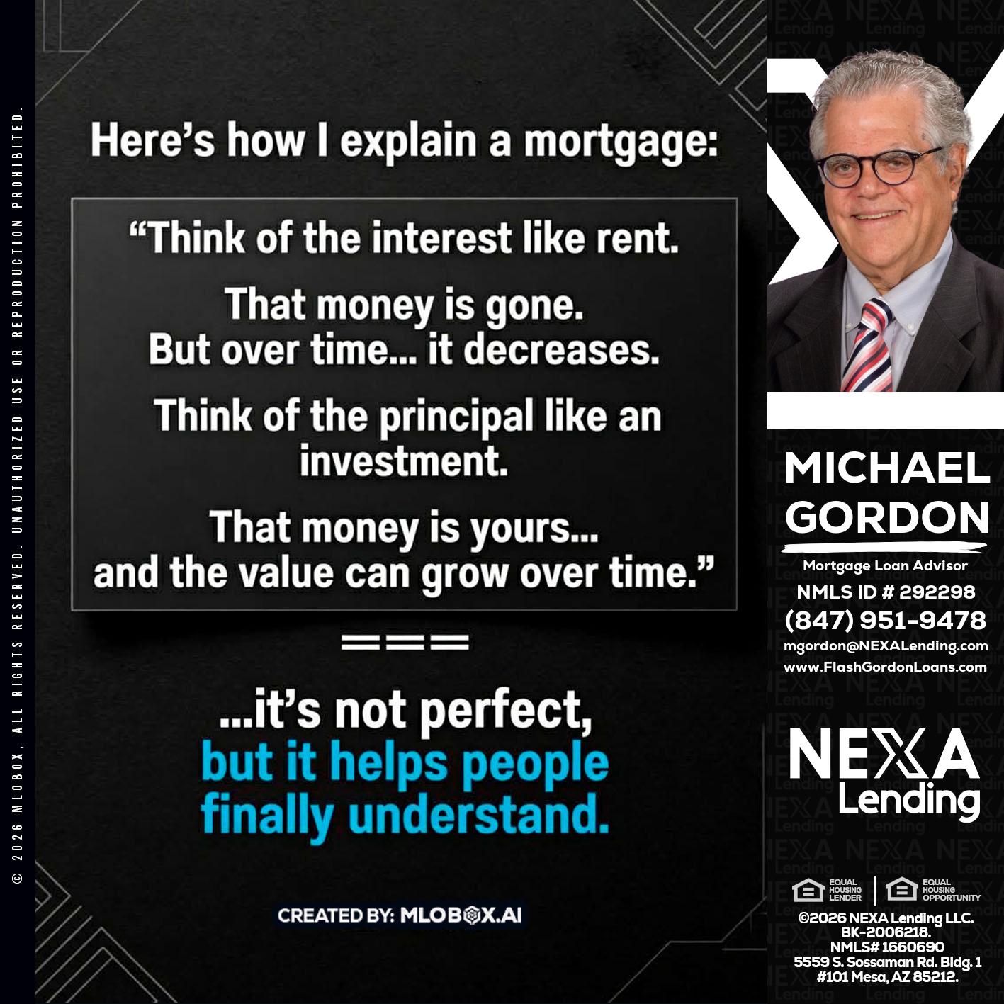 HERES NOW - Michael Gordon -Mortgage Loan Advisor