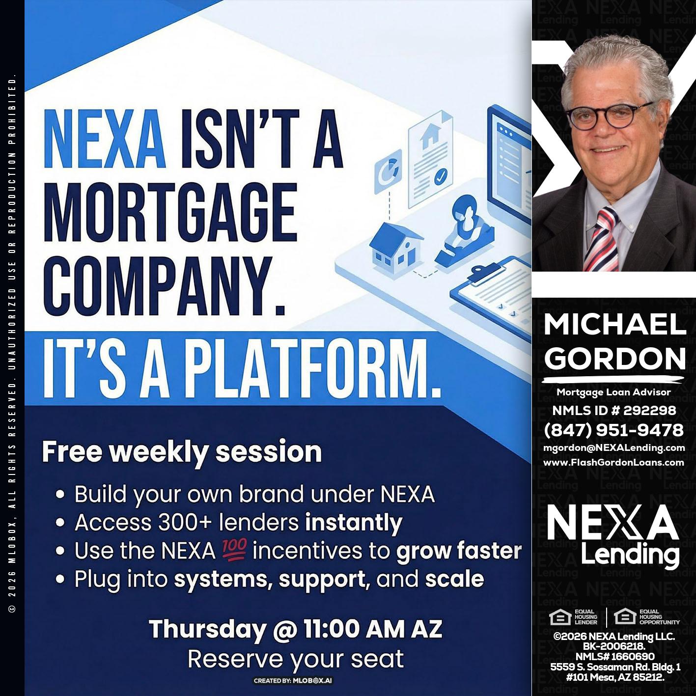 NEXA ISNT - Michael Gordon -Mortgage Loan Advisor
