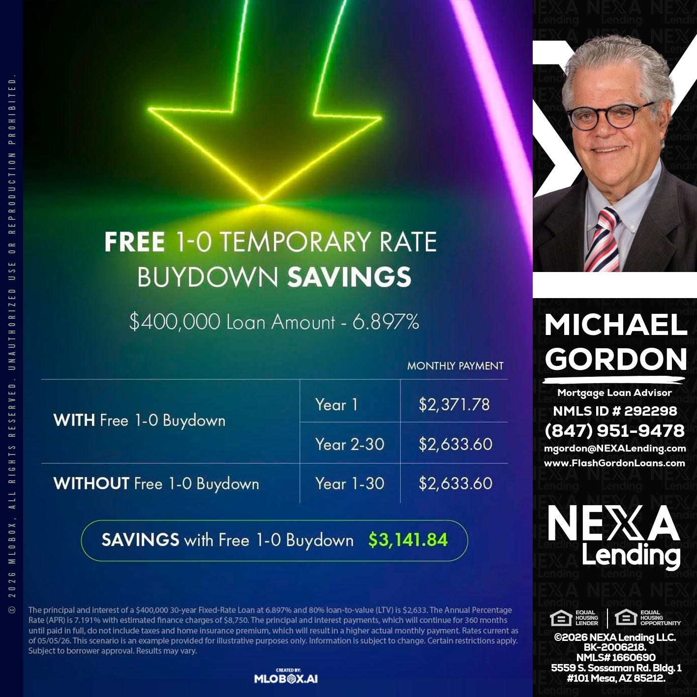 BUYDOWN - Michael Gordon -Mortgage Loan Advisor