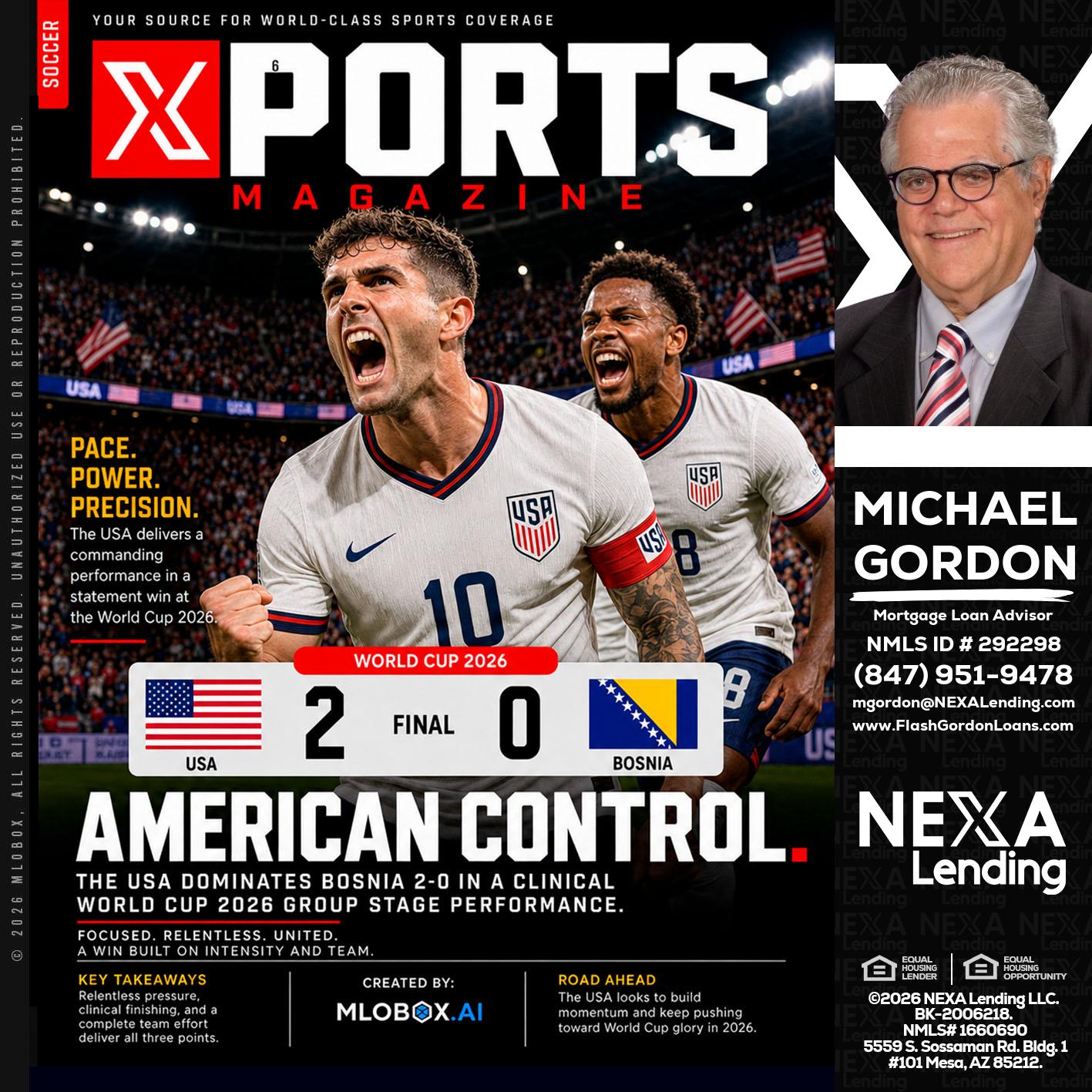 AMERICAN CONTROL - Michael Gordon -Mortgage Loan Advisor