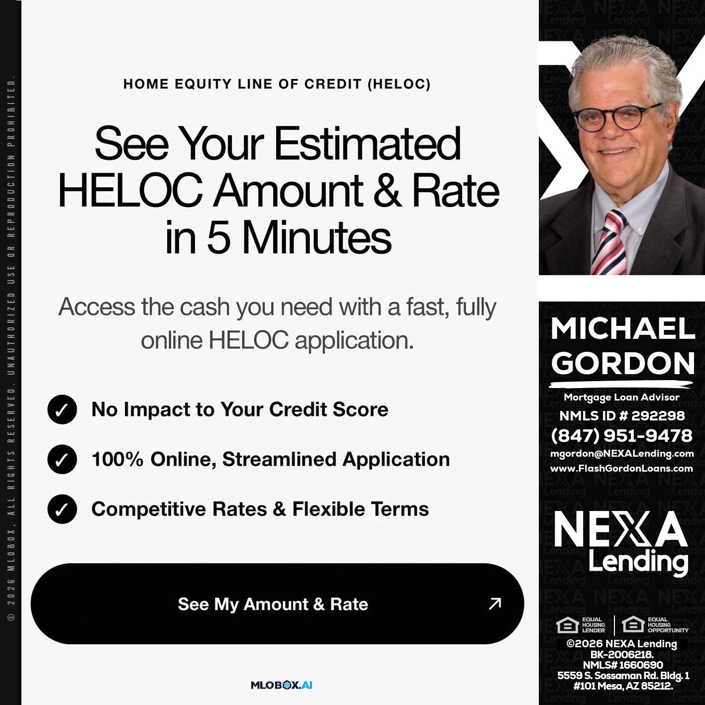 HELOC - Michael Gordon -Mortgage Loan Advisor