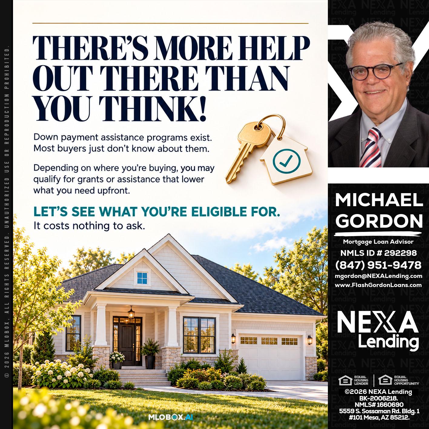 THERES MORE - Michael Gordon -Mortgage Loan Advisor